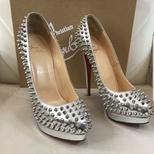 Christian Louboutin Alti 160mm Spikes Silver